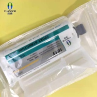 Lem Epoxy Dua Komponen Transparan Chandor DIY 50ml 1811, Perekat Super Serbaguna 5 Menit 3-in-1 untuk Penggunaan Rumah & Pengemasan