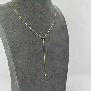 Joyería UM, collar de cadenas de oro macizo de 18 quilates, venta al por mayor para Unisex/hombres/mujeres, aniversario, regalo de boda diario, fiesta, certificado NGTC - Product Image 2