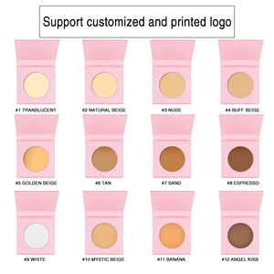 Polvo Compacto Mineral Prensado Sin Aceite, Polvo Fijador Transparente, Paleta de <span class=keywords><strong>Maquillaje</strong></span> Personalizada - Product Image 4