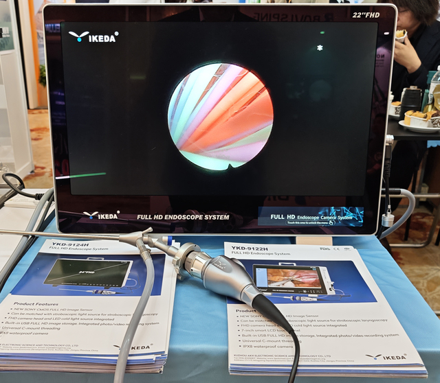 FHD 1080P Electric Medical Endoscope System Built-in 22-inch Monitor for CMOS Sensor for Arthroscope Laparoscopy Ear Surgery