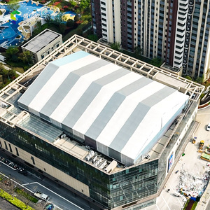 Ngoài trời sang trọng lớn màu trắng 30*50m30x50 khung nhôm Lều PVC mái không thấm nước khung triển lãm Lều tiệc cưới - Product Image 4