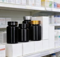 Conteneur de capsules pour animaux de compagnie personnalisé et économique, 150 ml, flacon en plastique transparent vide pour compléments alimentaires, vitamines, pilules, pour l'emballage