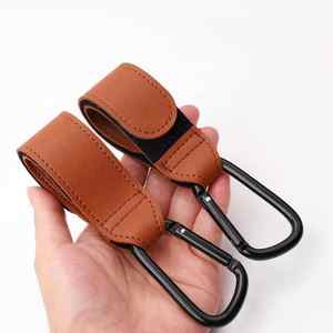 Morsetti per carrozzina personalizzati in pelle sintetica per passeggini, accessori da viaggio per passeggini, - Product Image 6