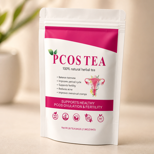 Thé PCOS pour femmes, 28 sachets, équilibre hormonal, fertilité, bien-être, 100% naturel, soin doux pour les règles - Product Image 4