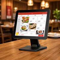 Layar Sentuh Kapasitif 19" IP65 Tahan Air 4:3, Layar LED HMI PC Industri, Monitor LCD TFT Panel IPS, Kios Bisnis, POS