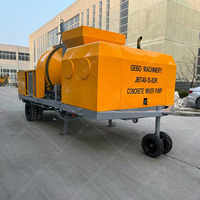 Bétonnière diesel avec pompe, capacité de 30 m3/h, certifiée CE, pour le coulage de fondations de bâtiments bas
