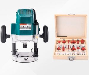 Défonceuse électrique manuelle 6 vitesses 1600W réglable pour le travail du bois, outils de rainurage et de fraisage haute puissance - Product Image 3
