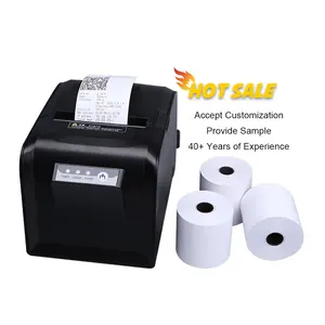 Taille personnalisée lisse impression Jumbo rouleau POS caisse enregistreuse reçu thermique Fax papier