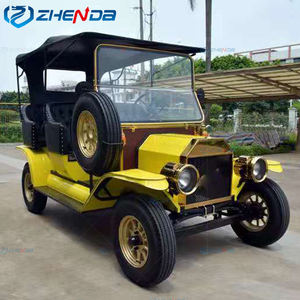 <span class=keywords><strong>Voiture</strong></span> classique de tourisme jaune Vibrant, chariot de golf de <span class=keywords><strong>mariage</strong></span>, <span class=keywords><strong>voiture</strong></span> Vintage avec auvent, usine spéciale - Product Image 3