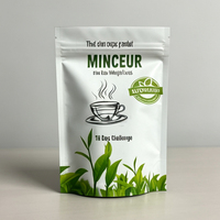 Échantillons Gratuits, Impression Personnalisée, Sachet Refermable Anti-Odeur, Pochette Ziplock Autoportante, Sachet d'Emballage pour Tisanes