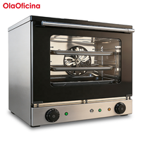 Four à convection OLA OFICINA BOV-3A avec commande par bouton, thermostat réglable de 0 à 300, protection contre la surchauffe, à poser au sol, pour boulangerie