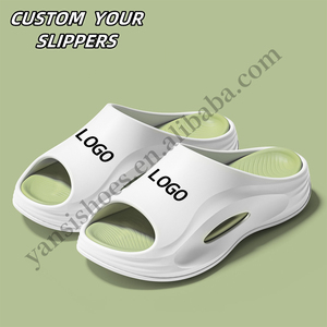 Scivoli sportivi personalizzati pantofole con Logo personale per Club Logo personalizzato pantofole basso MOQ scivoli pantofole per gli uomini - Product Image 2
