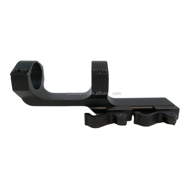 Tactical Offset Design 30mm Cantilever Dual Ring Scope Mount With Quick Release