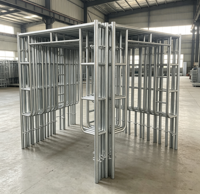 Système d'échafaudage industriel robuste en acier sur mesure, échafaudage à cadre traversable pour la construction, haute sécurité