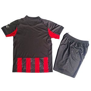 Jersey sepak bola anak lelaki, baju sepak bola cepat kering bernafas, cetakan nama pribadi, layanan OEM kustom, set anak-anak 100% - Product Image 2