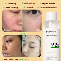 Tonique apaisant naturel et biologique à la feuille de cœur pour affiner les pores, rééquilibrer le pH, réparer la barrière cutanée, hydrater et lisser la peau du visage