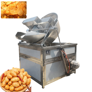 50kg/temps industriel électrique <span class=keywords><strong>gaz</strong></span> rond Pot Rectangle Pot Snack lot <span class=keywords><strong>friteuse</strong></span> croustilles friture Machine <span class=keywords><strong>friteuse</strong></span> par lots - Product Image 3