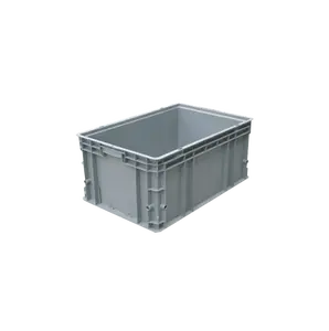 Складская логистическая коробка, Складская дешевая цена, штабелируемые промышленные ЕС пластиковые ящики для рыбных поддонов, пластиковый контейнер