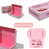 Caja de Cartón Corrugado de Lujo Reciclable para Regalos de Navidad, Colorida, Tamaño Personalizado, Resistente, para Juguetes, Zapatos, Ropa Interior, Embalaje para Envíos