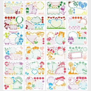 Mới Văn Phòng Phẩm Tùy Chỉnh Hình Nghệ Thuật Sơn Mẫu Tạp Chí <span class=keywords><strong>Stencil</strong></span> Thiết Lập 30 Pcs Sơn <span class=keywords><strong>Stencil</strong></span> Dễ Thương DIY <span class=keywords><strong>Stencil</strong></span> - Product Image 2
