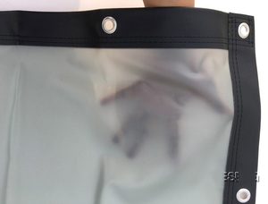 HEYU Pantalla de Proyección Circular Personalizada de Doble Cara, Película de Tela para Pantalla de Cine Portátil para Exteriores con Ojales - Product Image 5