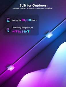 אורות חג המולד חכמים עם WIFI, עמידים למים ועמידים לאורך זמן, מתאימים לקישוט גג הבית. - Product Image 2