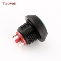 Interrupteur à bouton-poussoir momentané TOOWEI, étanche IP67, non éclairé, avec borne de soudure