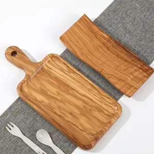 Tabla de cortar de queso de madera multiusos moderna para cocina y comida con mango