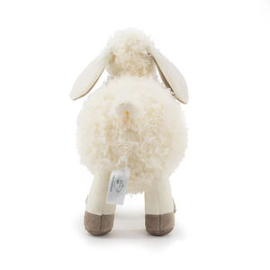Offre Spéciale mignon blanc moelleux <span class=keywords><strong>mouton</strong></span> jouet couette pour bébé enfants brodé Polyester avec PP coton remplissage pour anniversaire - Product Image 2