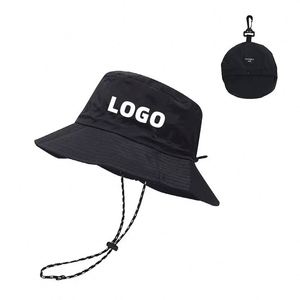 Sombrero de Pescador con Logotipo Personalizado, Protección Solar, Impermeable, Anti-UV, para Verano, Camping, Senderismo, Montañismo, con Bolsa - Product Image 1