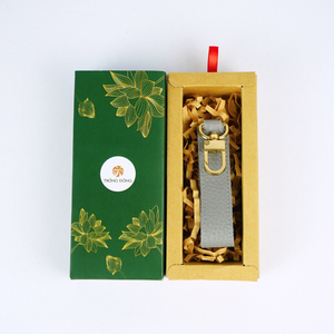 Fabricant OEM ODM, porte-clés en cuir italien véritable avec logo personnalisé, cadeau d'affaires haut de gamme, porte-clés, cadeau d'entreprise - Product Image 6