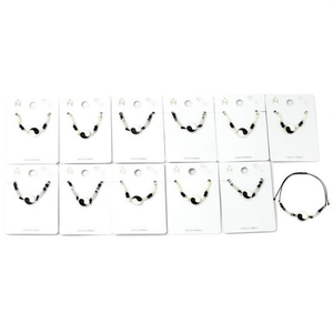 Bracciale con perline Tai Chi che mantengono il colore, set da 12 pezzi fatto a mano - Product Image 2