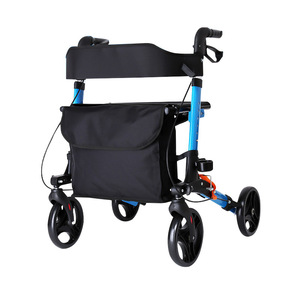 Zijing Zhongke Aluminum Alloy <b>Walker</b> With Seat And Storage Basket For <b>Elderly</b> Mobility Assistance - Product Image 1