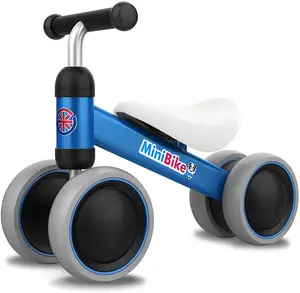JXB مصغرة طفل دراجة أطفال دراجة ثلاثية العجلات 3 عجلة دورة طفل توازن الدراجة للأطفال ركوب على لعبة