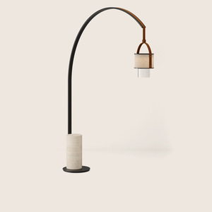 Modern Floor <b>Lamp</b> With Adjustable Height And Led Light Source For Living Room Sofa Area - Product Image 3