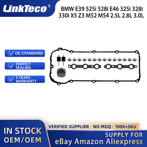 Couvercle de soupape de moteur Linkteco avec joint pour <span class=keywords><strong>BMW</strong></span> E39 525i 528i <span class=keywords><strong>E46</strong></span> 325i 328i <span class=keywords><strong>330i</strong></span> X5 Z3 M52 <span class=keywords><strong>M54</strong></span> 2.5L 2.8L 3.0L 11121432928 - Product Image 5