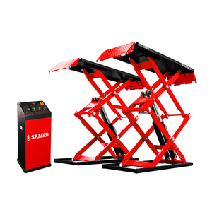 <span class=keywords><strong>Lift</strong></span> Gunting Horizontal Hidrolik Elektrik 3.5T untuk Garasi, <span class=keywords><strong>Lift</strong></span> Mobil Rendah 220/380V 2.2kW dengan Layar Digital - Product Image 2