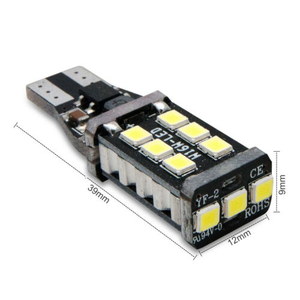 ไฟท้าย LED CAR-REFINE Canbus T15 W16W <span class=keywords><strong>WY16W</strong></span> 2835 15SMD ปราศจากข้อผิดพลาด ไฟเบรก ไฟเลี้ยว สีขาว แดง เหลือง - Product Image 1