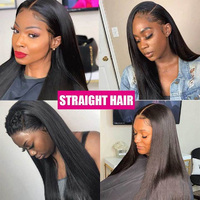 13x6 vente en gros sans colle Full hd dentelle avant perruques de cheveux indiens vierges cuticules alignées perruques de cheveux humains vierges