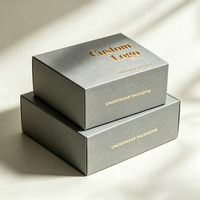 Boîtes magnétiques de luxe haut de gamme en gros avec logo estampé or pour emballage de vêtements, chaussures et articles de mode en carton