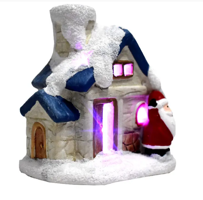 Led Christmas Village House For Decoration