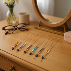 Chaîne à trois fonctions de 70 cm pour étuis et sacs à lunettes - Product Image 3