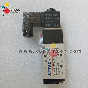 Válvula Solenoide Neumática WD 1set 4V110-06 1/8 de 5 Vías y 2 Posiciones, Válvulas Magnéticas Eléctricas de Gas DC24V CPC601X3 BSL01X2 - Product Image 4
