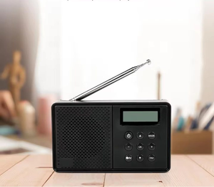 Radio numérique portable DAB FM avec haut-parleur, entrée AUX 3,5 mm, batterie rechargeable 1200 mAh, sortie 10 W pour la maison et l'extérieur - Product Image 1