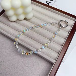 Tali Gantungan Ponsel Rantai Manik-Manik Kristal Warna-Warni, Gelang Anti-Hilang, Gantungan Kunci Ponsel - Product Image 4