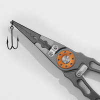 NOUVEAU 20CM Pince de pêche Coupe-ligne Multifonctionnel Noeud Ciseaux en alliage d'aluminium Crochet Remover Équipement de pêche