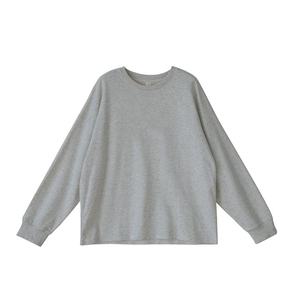 Camiseta de Otoño Gruesa Talla XXXL para Mujer, Nueva Camiseta de Manga Larga de Color Sólido, Tejida, con Hombros Caídos, Estilo Informal, Extra Grande - Product Image 4