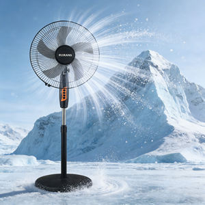 Ventilateur sur pied <span class=keywords><strong>Mondial</strong></span>, moteur fiable conçu pour une durabilité élevée en température, 3 vitesses pour un refroidissement flexible - Product Image 1