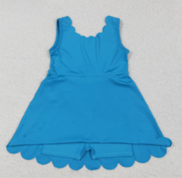 Vestido deportivo rosa para niñas, ropa deportiva de verano, falda de yoga - Product Image 3