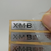 Autocollants en vinyle imprimés sur mesure, autocollants transparents pour logos en métal et étiquettes de transfert dorées et argentées estampées à chaud